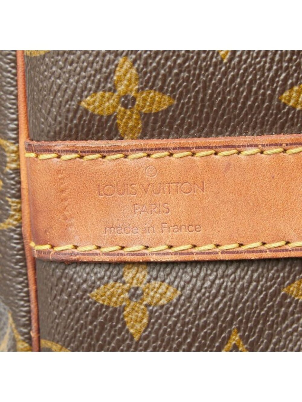 Louis Vuitton Monogram Keepall Bandouliere 55 Boston Bag 2-Way Brown Leather - Picture 10 of 10